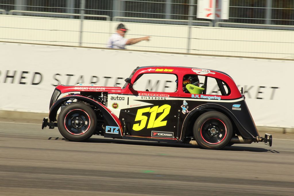 Kevin Verner kæmpede på FDM Jyllandsringen
(Foto: Motorsporten.dk)